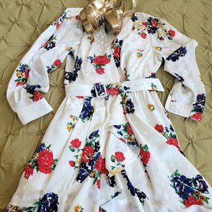 Tory Burch Floral Wrap Dress